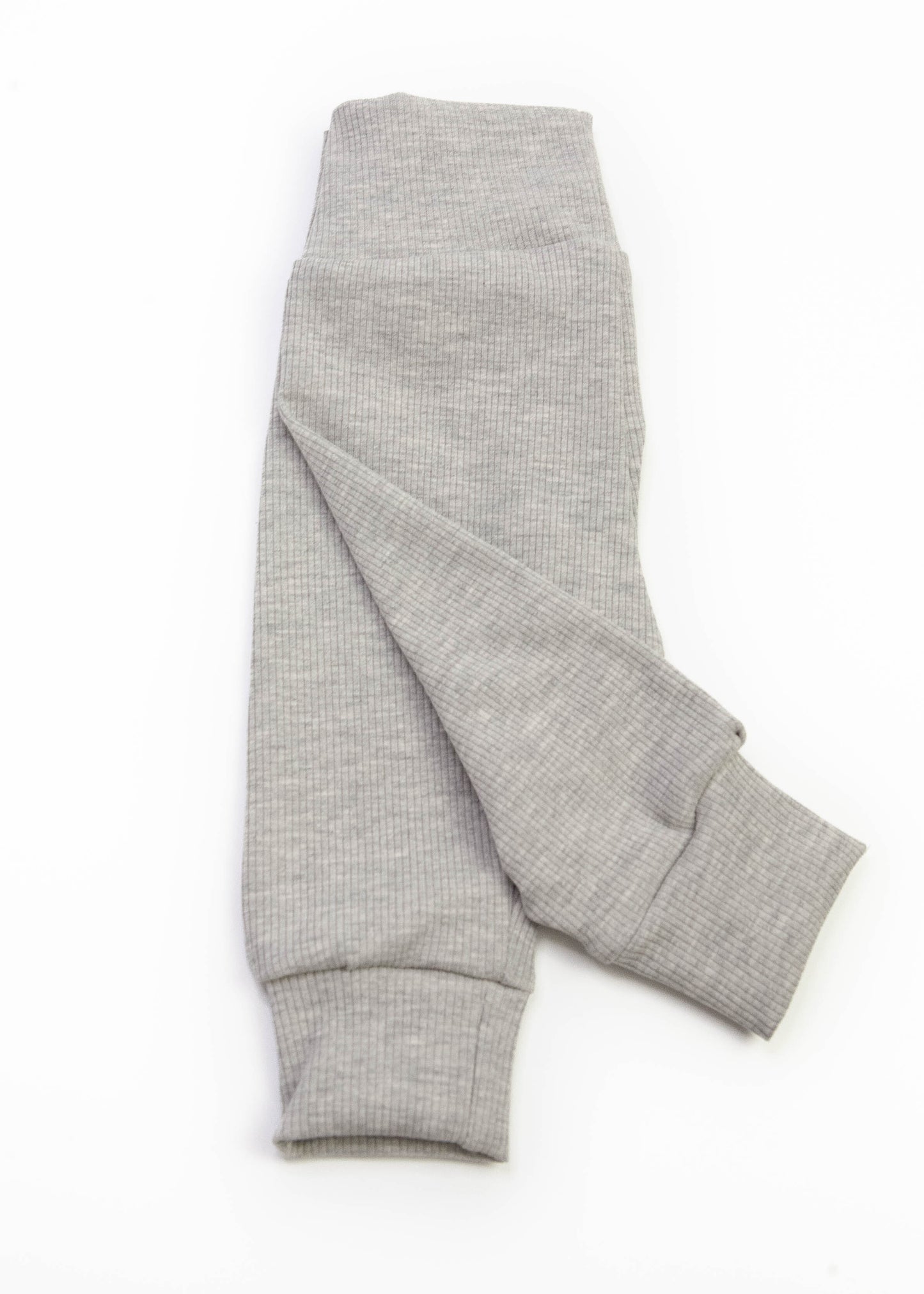 Baby pants rib grey