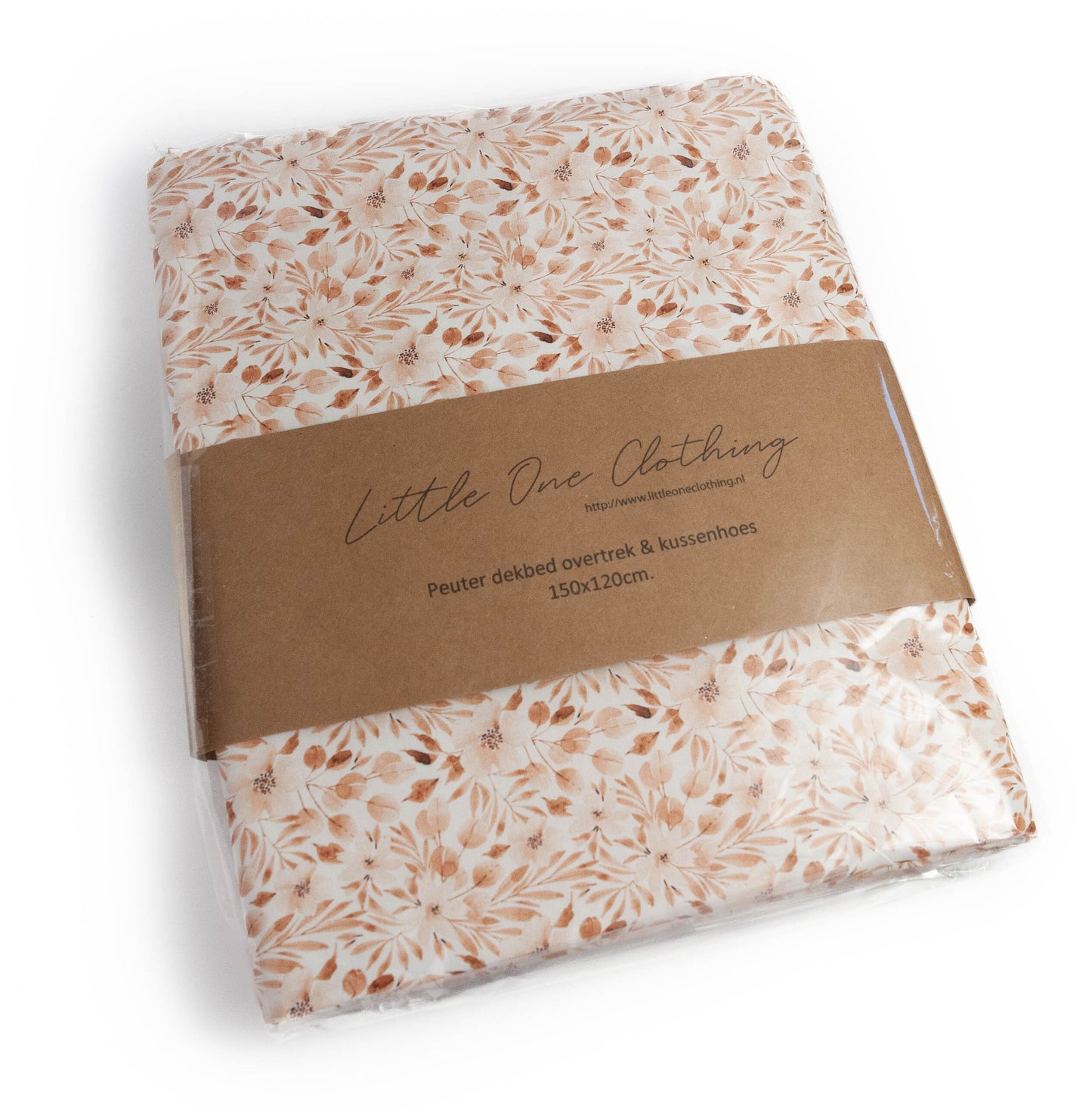 Toddler duvet coral flowers