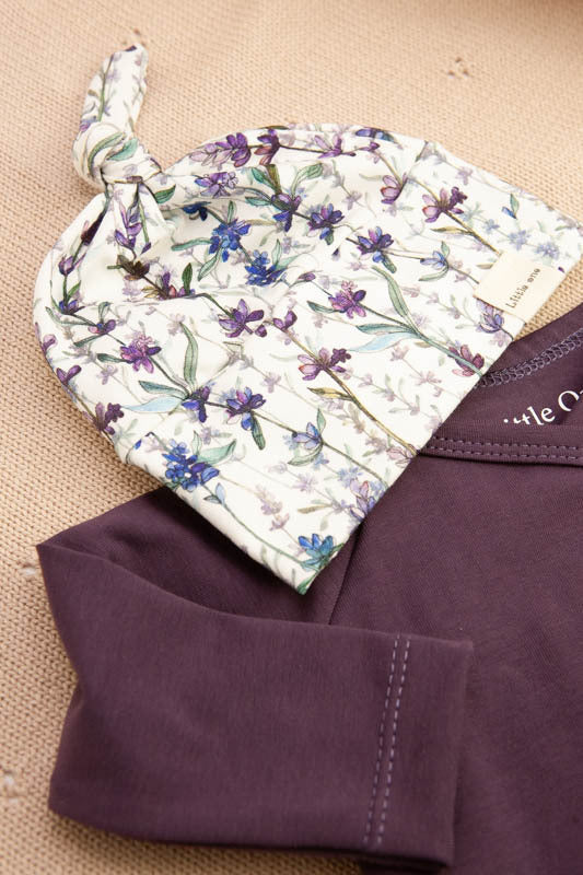 Overslag shirtje dark purple