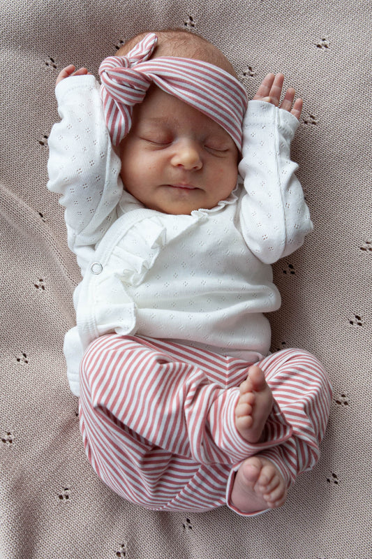 Broekje pink stripes