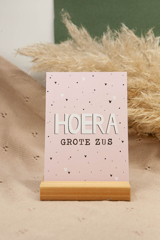 Kaartje Hoera grote zus