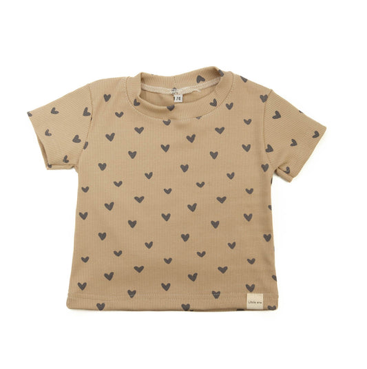 T-shirt baby rib hearts