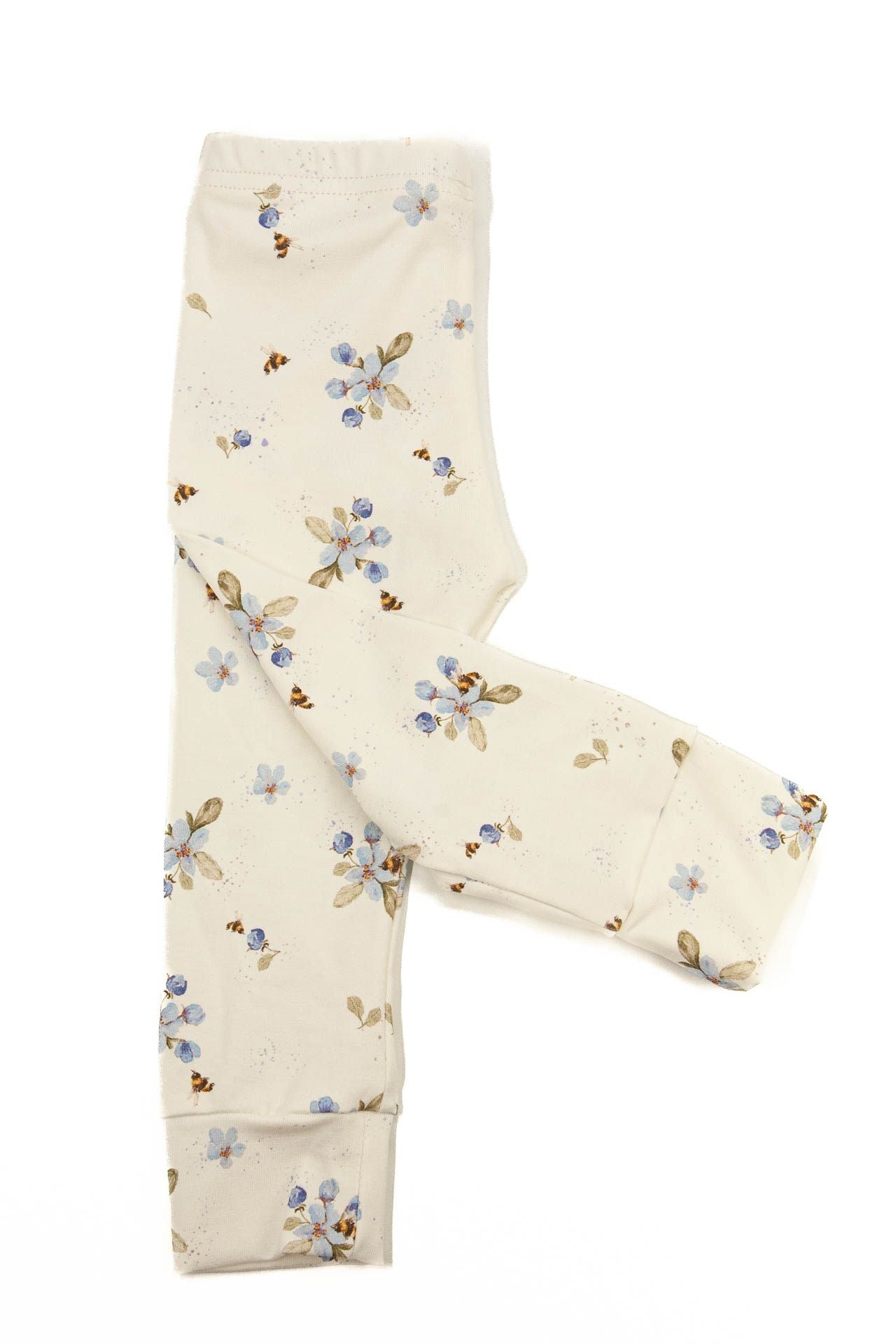 Leggings little one flowers blue