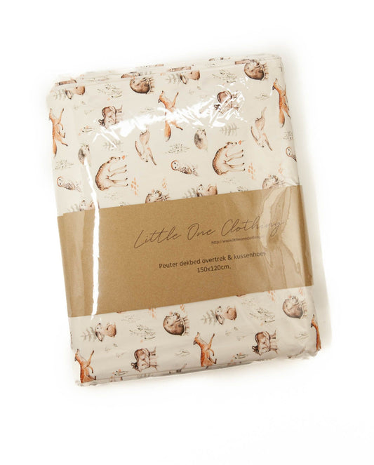 Peuter dekbed overtrek bosdieren
