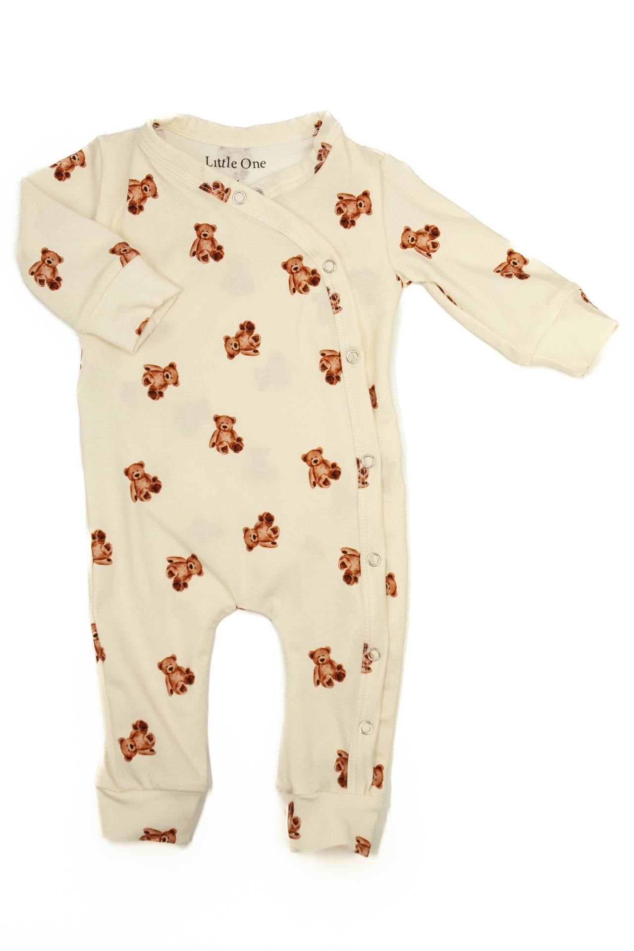 Peach flowers romper