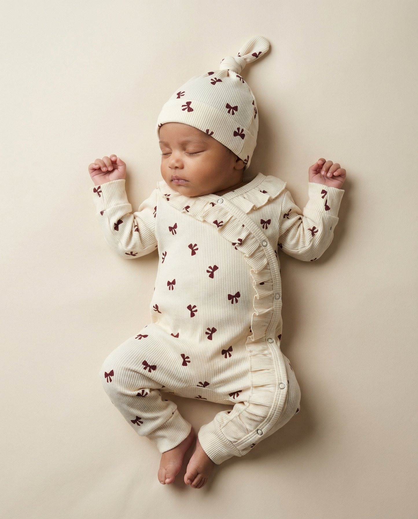 Mutsje baby rib strikjes