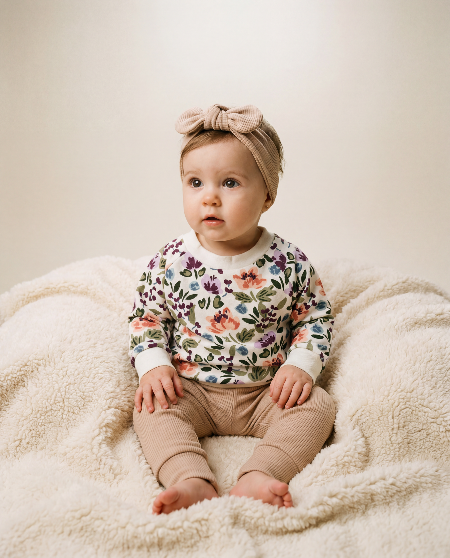 Oversized sweater dusty lilac personalized