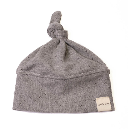 Mutsje ajour dark grey