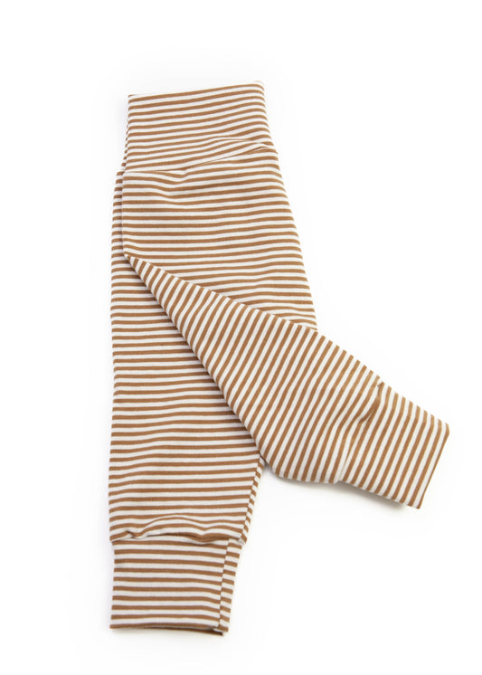 Broekje mokka stripes