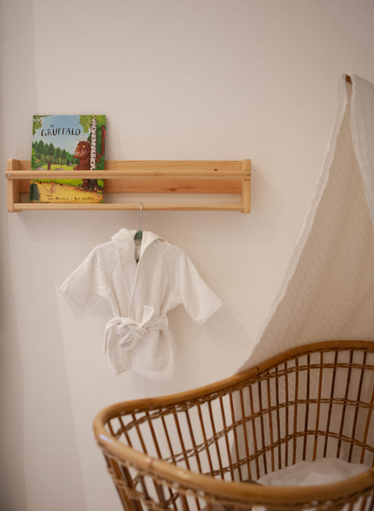 Bathrobe white personalized