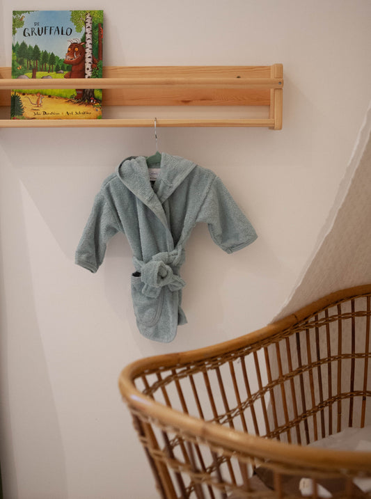 Bathrobe stone green personalized