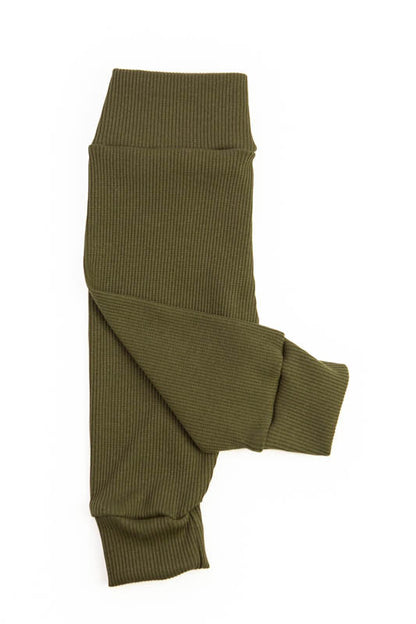 Babyhose Ripp grün