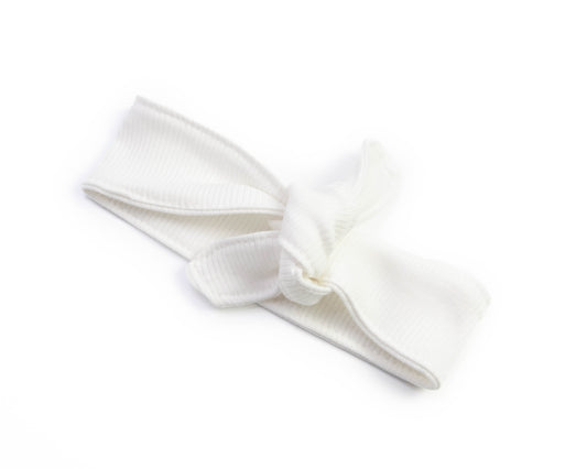Headband baby rib ecru