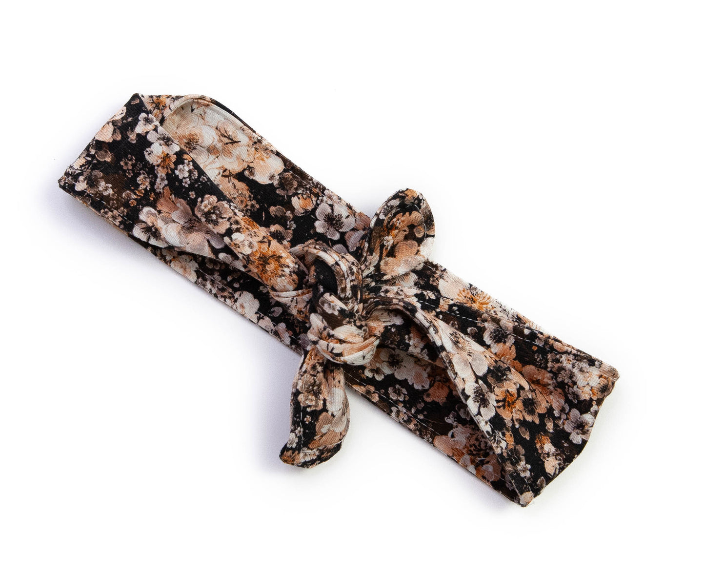 Headband dark flowers