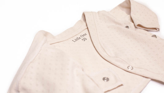 Wrap shirt openwork beige natural