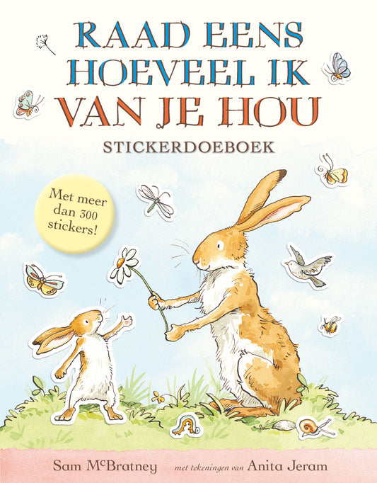 Sticker activity book: Guess how much I love you