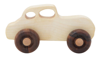Retro auto - houten speelgoed