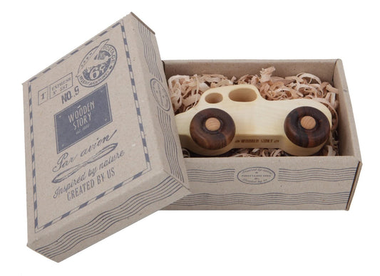 Retro car - wooden toy