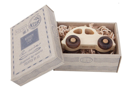 Jaren 30 Houten Speelgoed auto