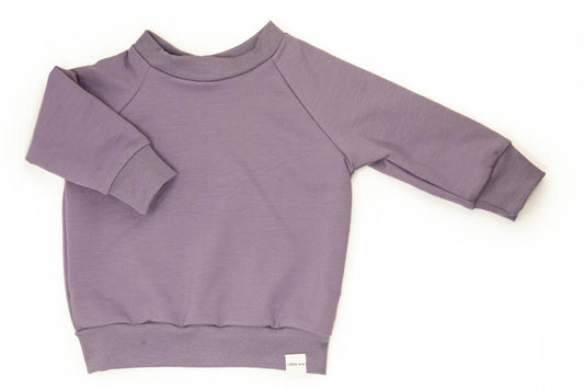 Oversized sweater dusty lilac personalized