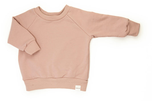 Oversized sweater dusty pink personalized