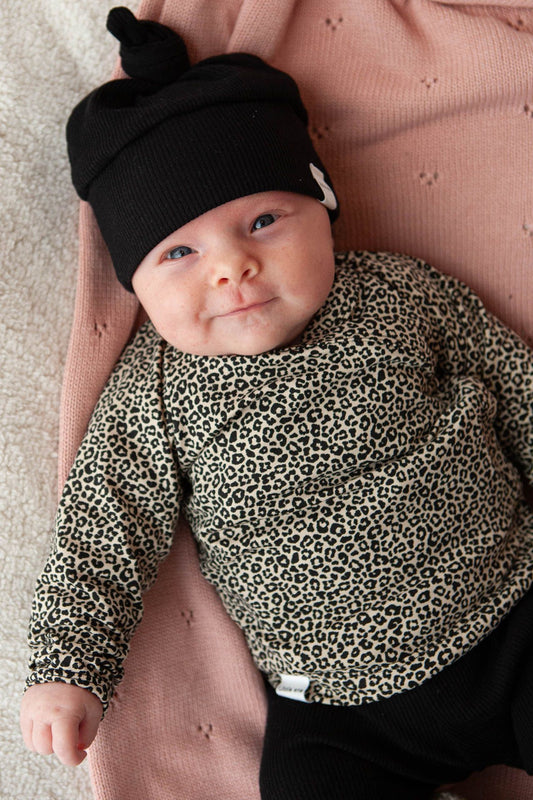 Leopard wrap shirt