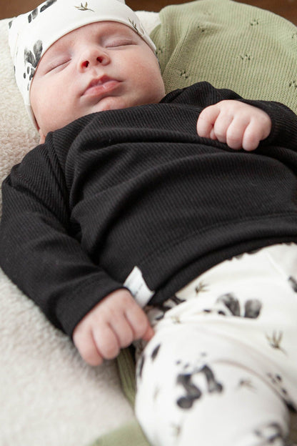 Baby Ripp Wickelshirt schwarz