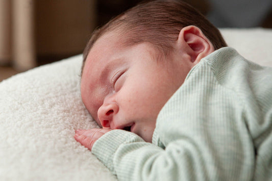 Baby rib wrap green/melange