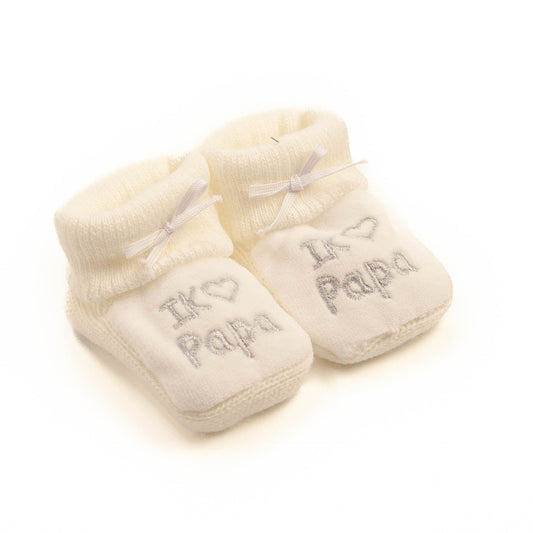 Booties I love papa