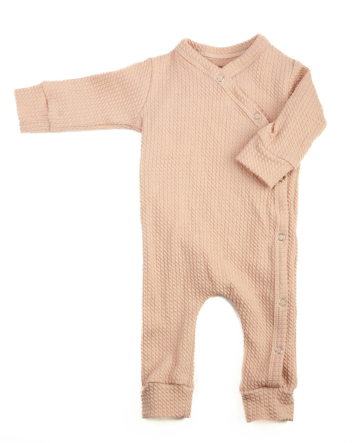 Pink cable romper