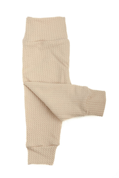 Zopfmusterhose natur