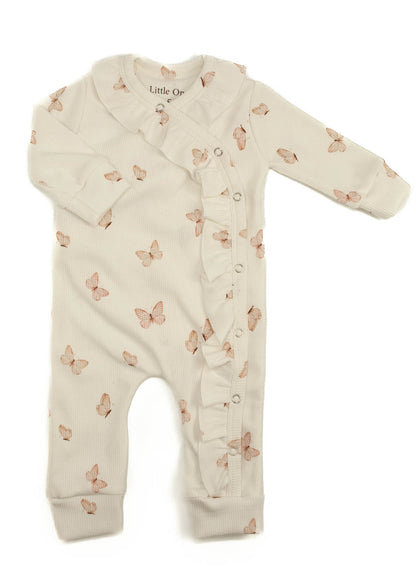 Boxpakje ruffel baby rib vlinders