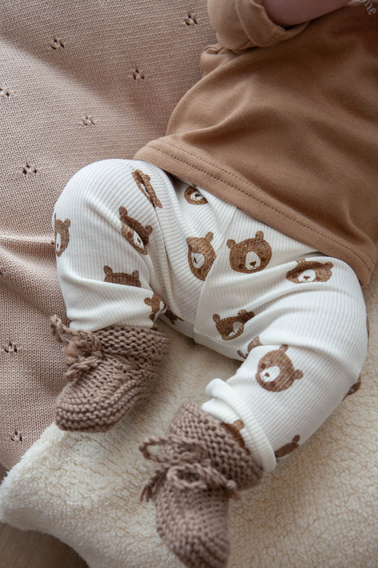 Zopfmusterhose natur