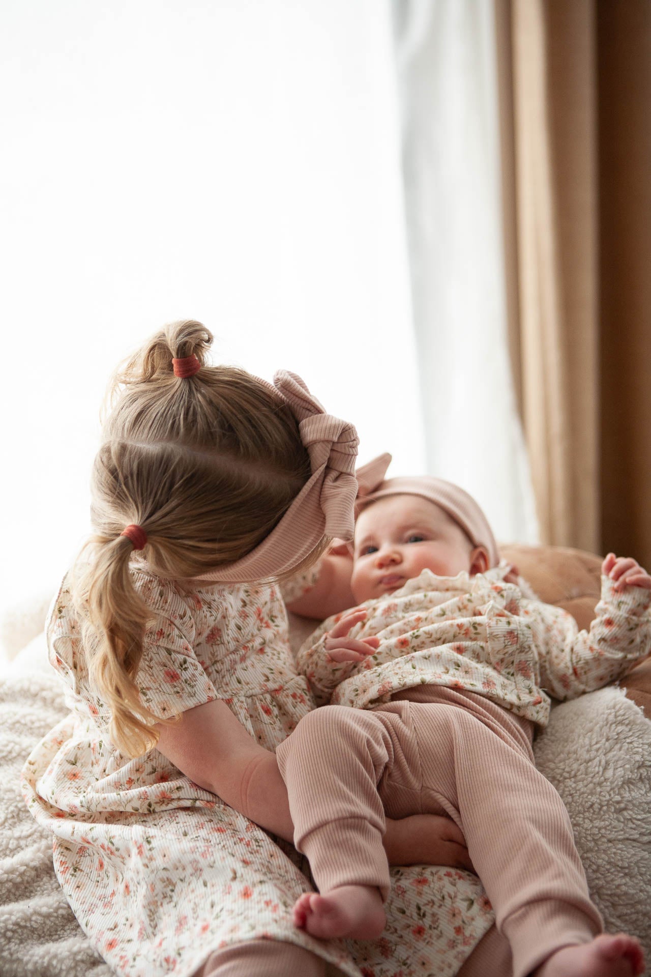 Dress baby rib little one beautiful flowers