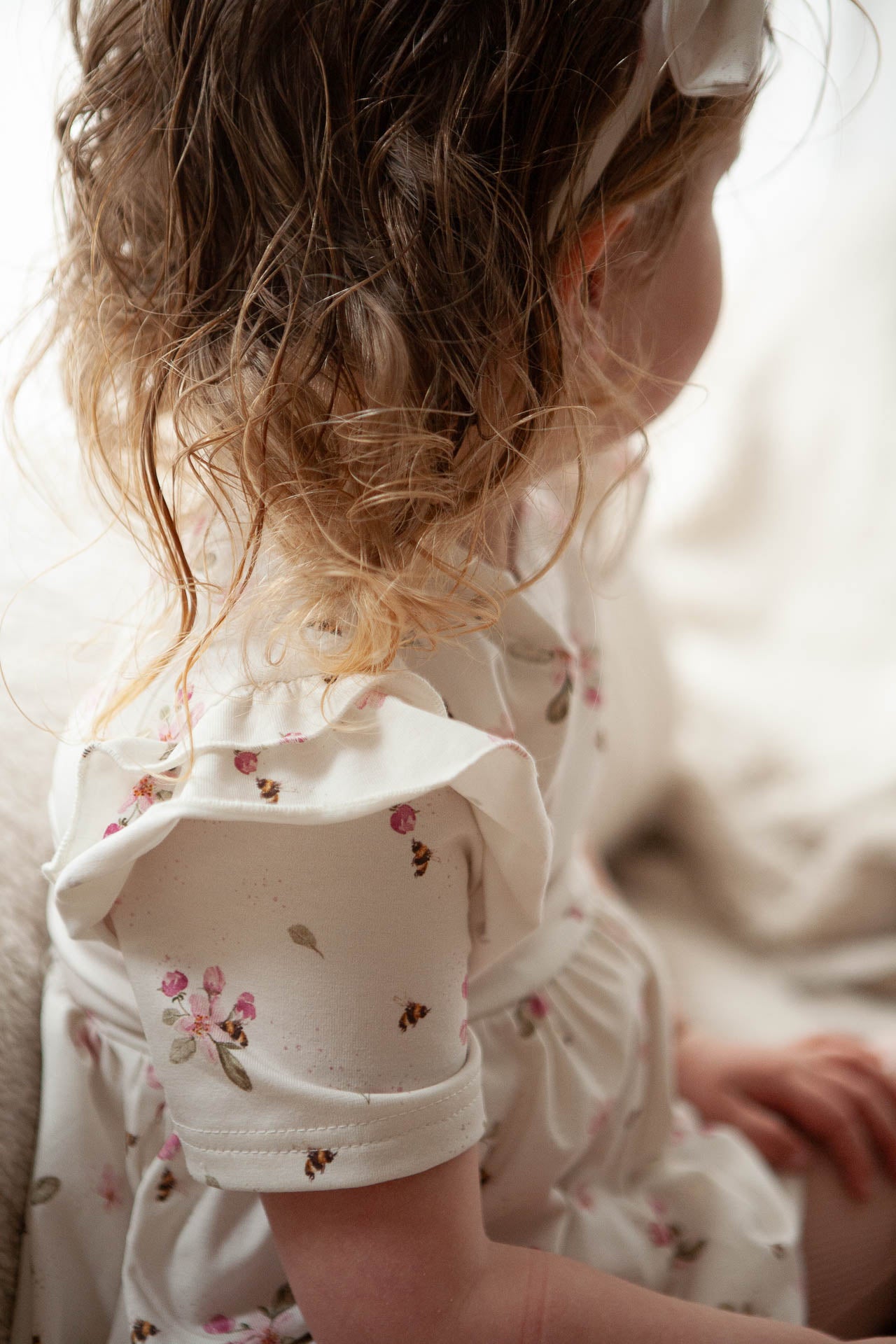 Kleid Kleine Blumen rosa