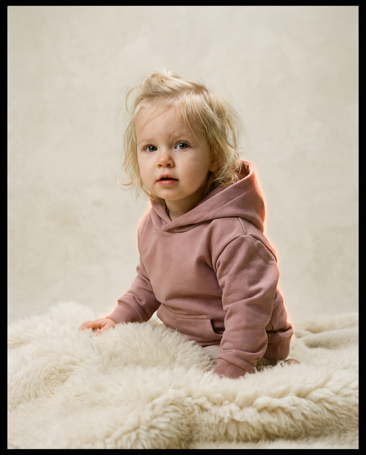 Hoody dusty pink personalized