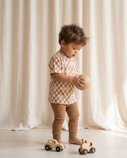 T-shirt baby rib blokjes