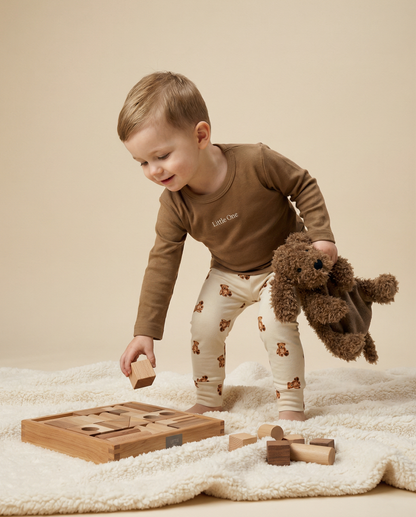 Legging little one teddy beertjes